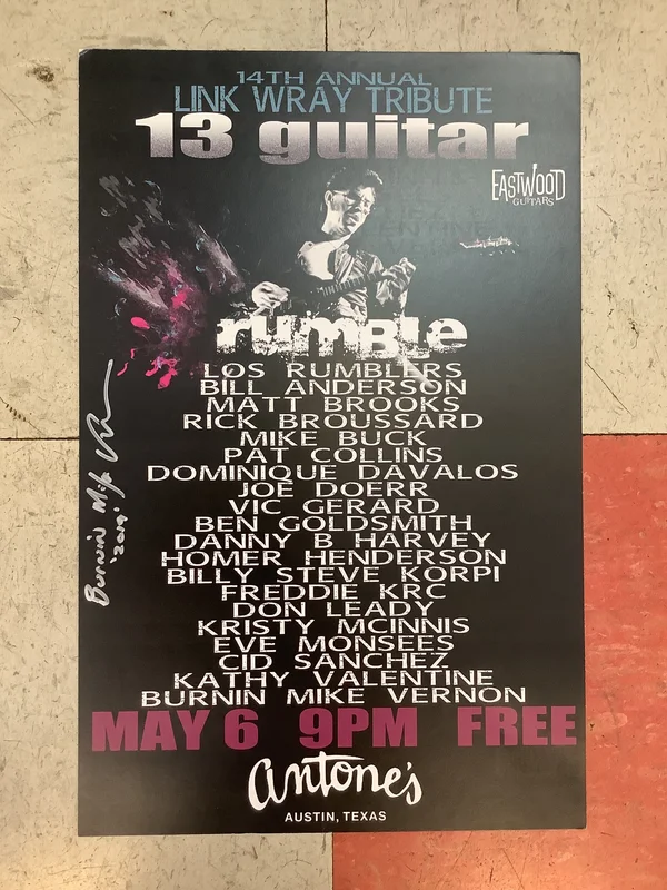 14th Annual 13 Guitar Rumble (Poster)