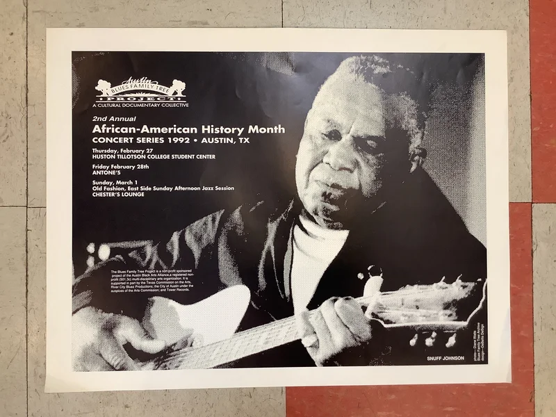 2nd Annual African American History Month Concert Series - 1992 (Poster)