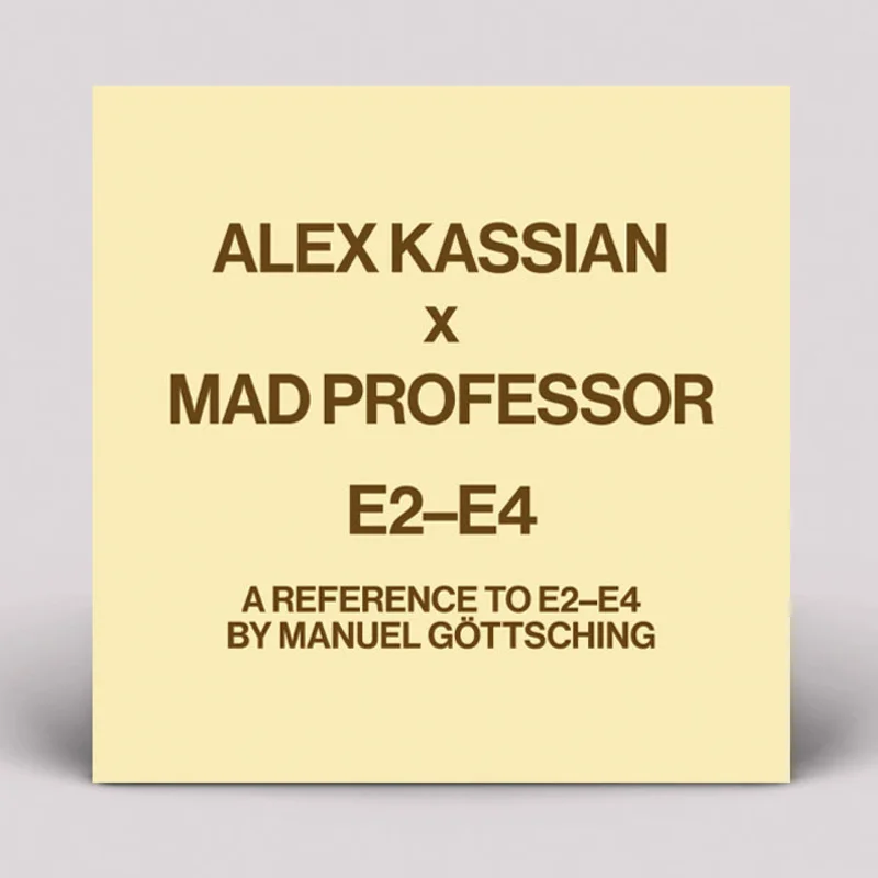 A reference to E2-E4 by Manuel Gottsching (Mad Professor Remix)