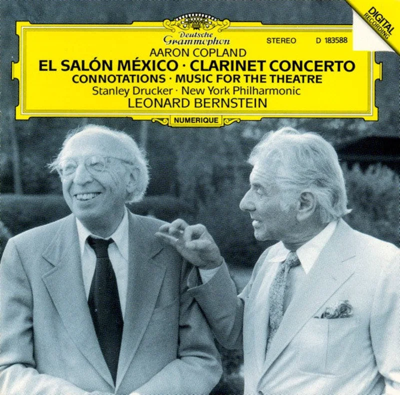 Aaron Copland - Stanley Drucker, New York Philharmonic, Leonard Bernstein - El Saln Mxico / Clarinet Concerto / Connotations / Music For The Theatre (CD)