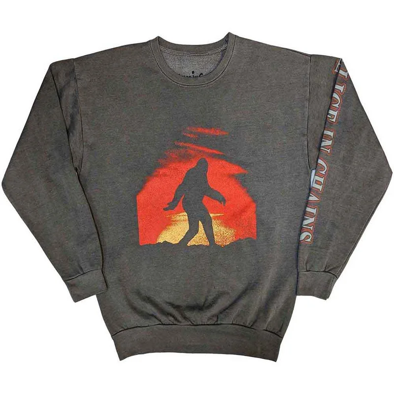 Alice In Chains Unisex Sweatshirt: Sasquatch Sunset Charcoal Grey