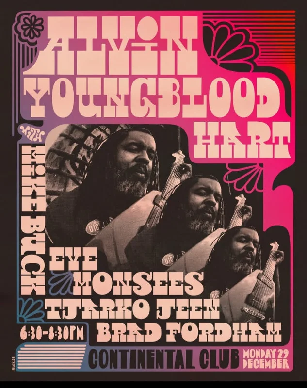 Alvin Youngbood Hart at the Continental Club (Poster)