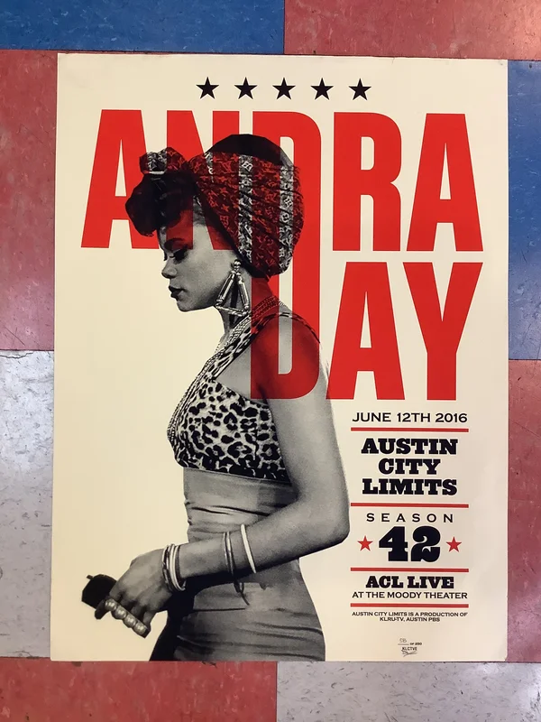 Andra Day at Austin City Limits - 2016 (Poster)