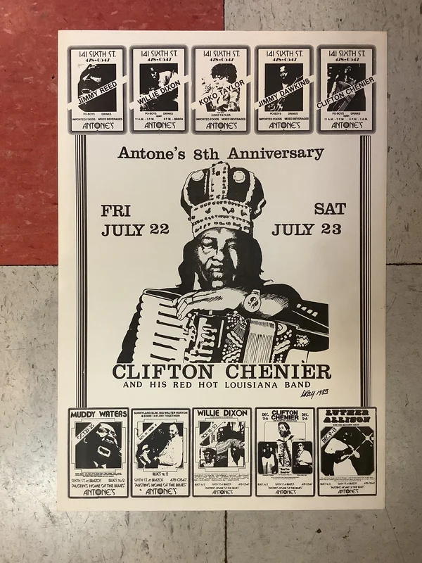 Antone's 8th Anniversary - 1983 (Poster)