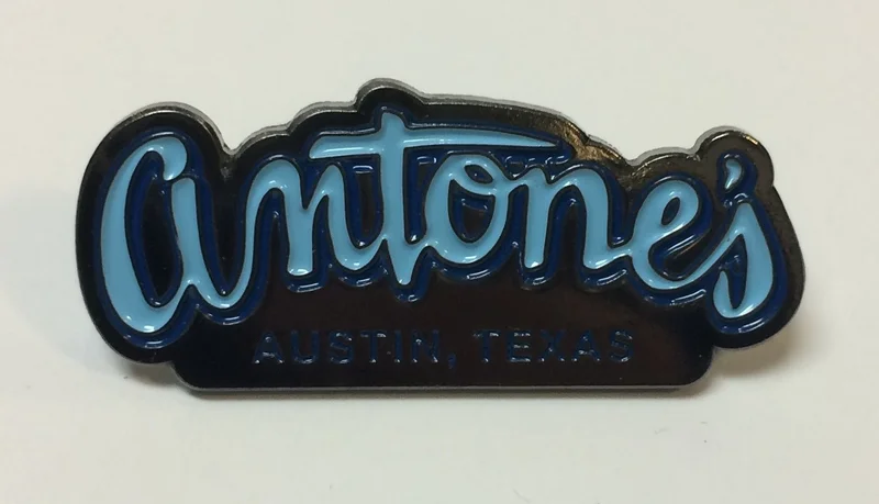 Antone's Enamel Pin - Blue