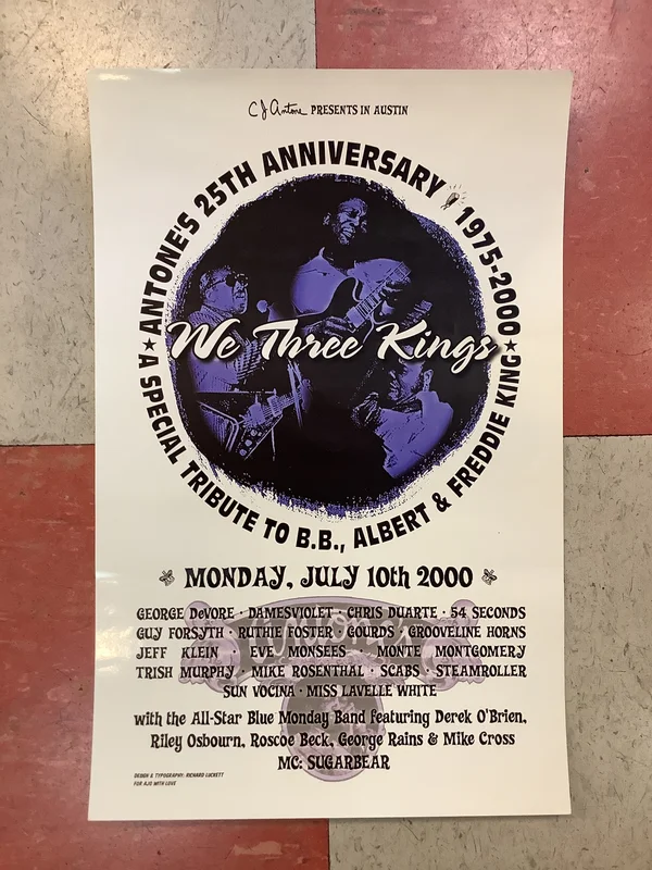 Antone's Nightclub 25th Anniversary - 2000 (Poster)