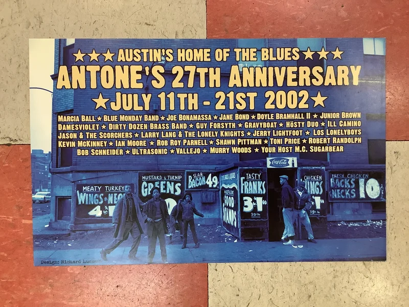 Antone's Nightclub 27th Anniversary - 2002 (Poster)