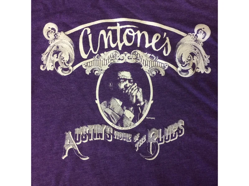 Antone's Purple Little Walter T-Shirt Purple