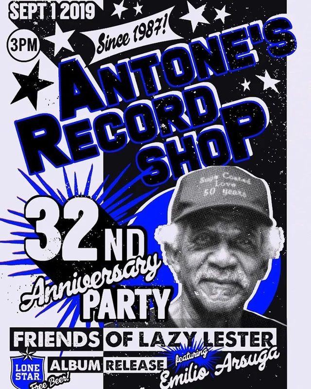 Antone's Record Shop 32nd Anniversary - 2019 (Poster)