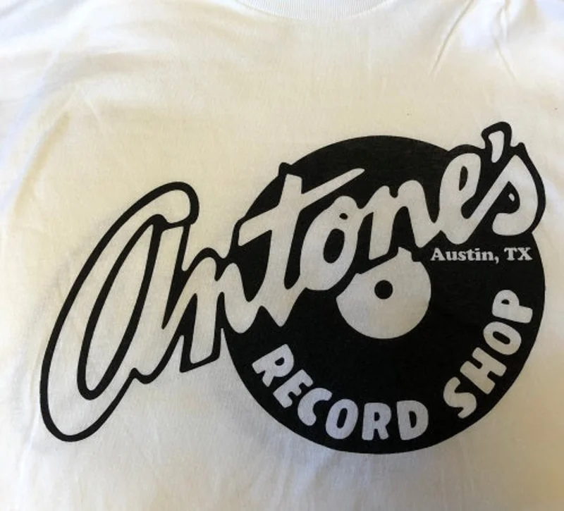 Antone's Record Shop Logo T-Shirt White