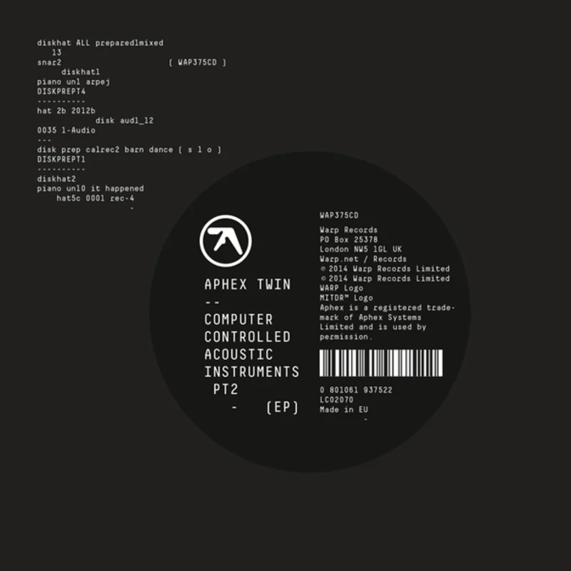 Aphex Twin - Computer Controlled Acoustic Instruments Pt. 2 12