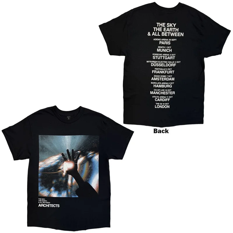 Architects Unisex T-Shirt: TSTE & AB EU Tour October 25 Black