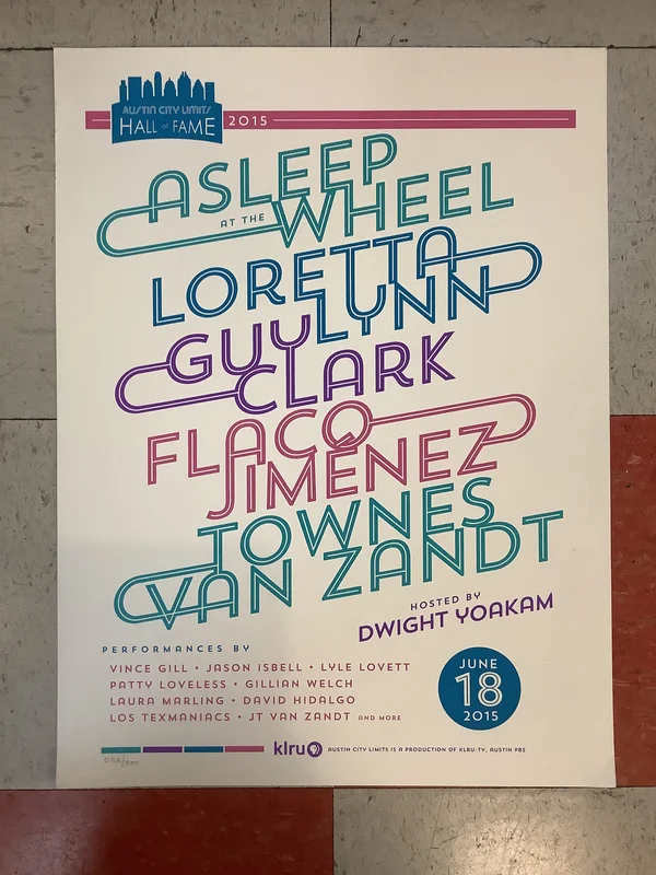 Austin City Limits Hall of Fame - 2015 (Poster)
