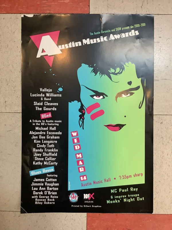 Austin Music Awards - 2001 (Poster)