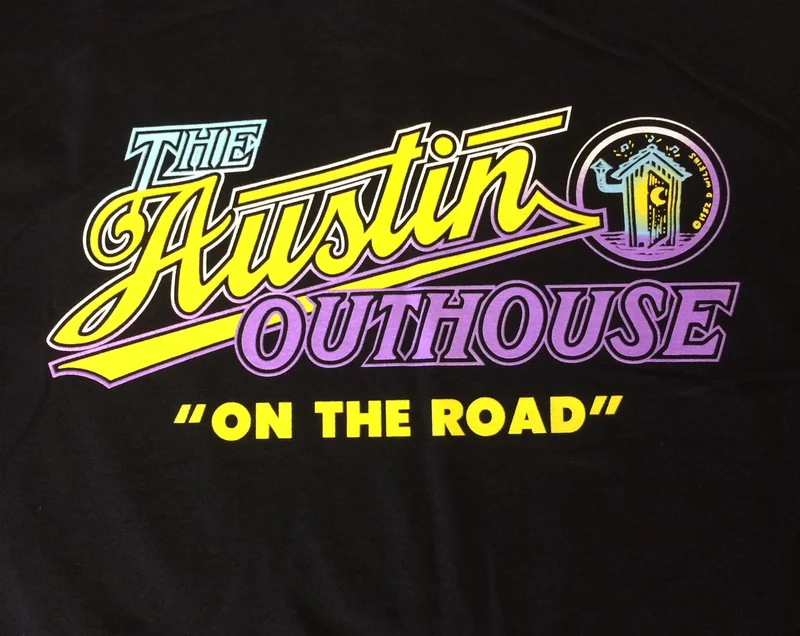 Austin Outhouse 2011 T-Shirt Black