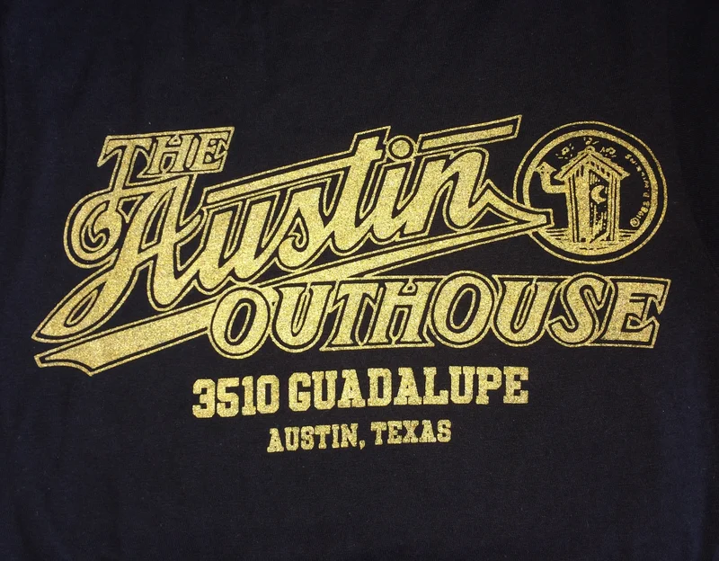 Austin Outhouse T-Shirt Black