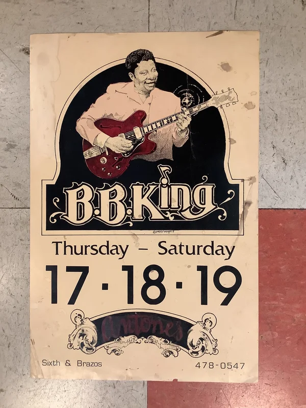 B.B. King at Antone's Nightclub (Poster)