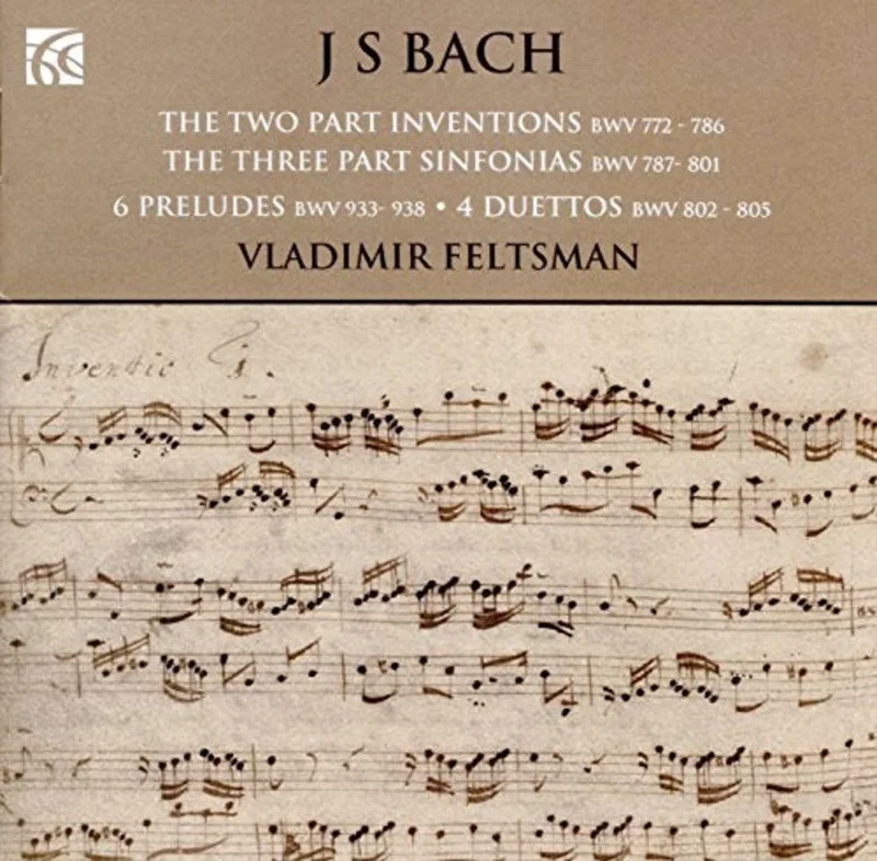 Bach,j.s. / Feltsman - Johann Sebastian Bach: Two Arvo Prt Inventions BWV772-786 & Three Arvo Prt Sinfonias BWV787-801 [CD]