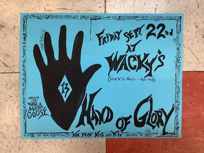 Bad Mutha Goose and Hand of Glory at Wacky's (Poster)