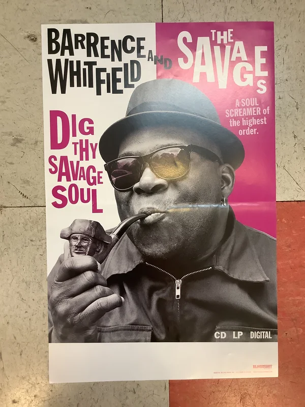 Barrence Whitfield and The Savages "Dig Thy Savage Soul" Promo - 2013 (Poster)