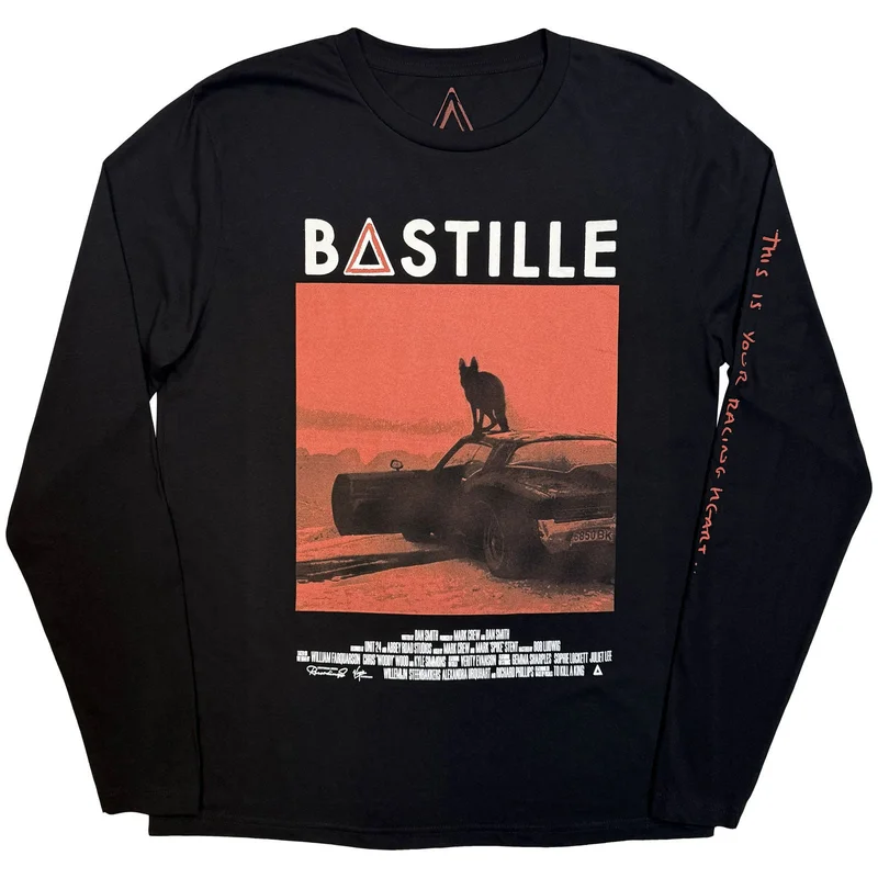 Bastille Unisex Long Sleeve T-Shirt: All This Bad Blood Black