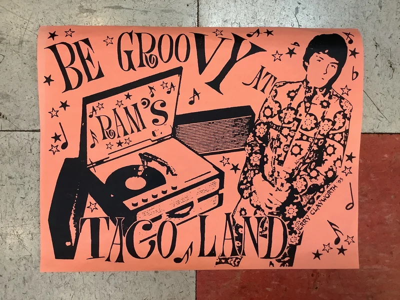 Be Groovy at Ram's Taco Land - 1993 (Poster)