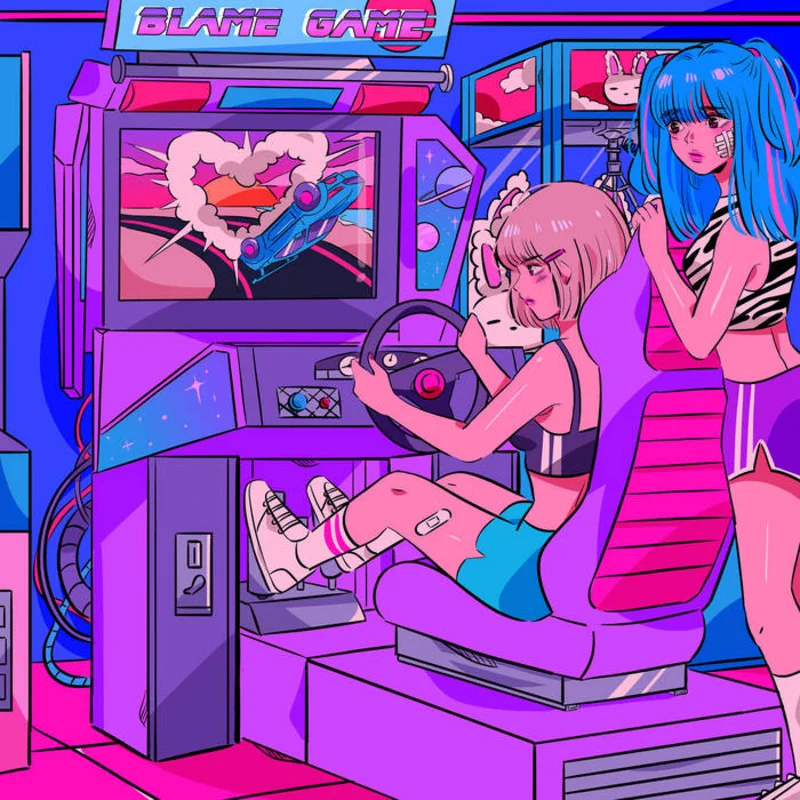 Beach Bunny - Blame Game 12" (Ltd Hot Pink Vinyl + Sticker Sheet)