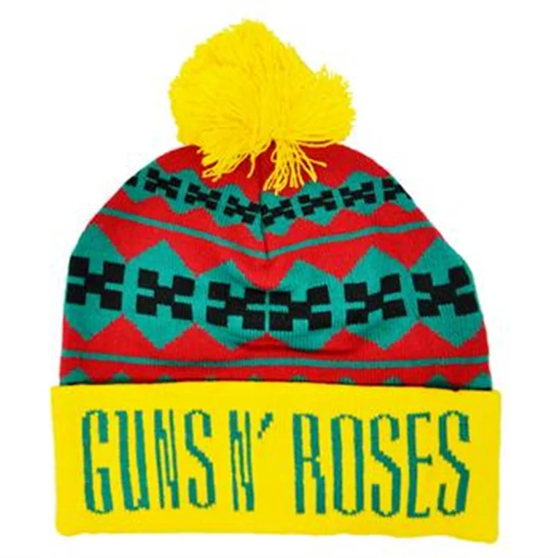 Beanie: Guns N Roses (Holiday Green Knit)