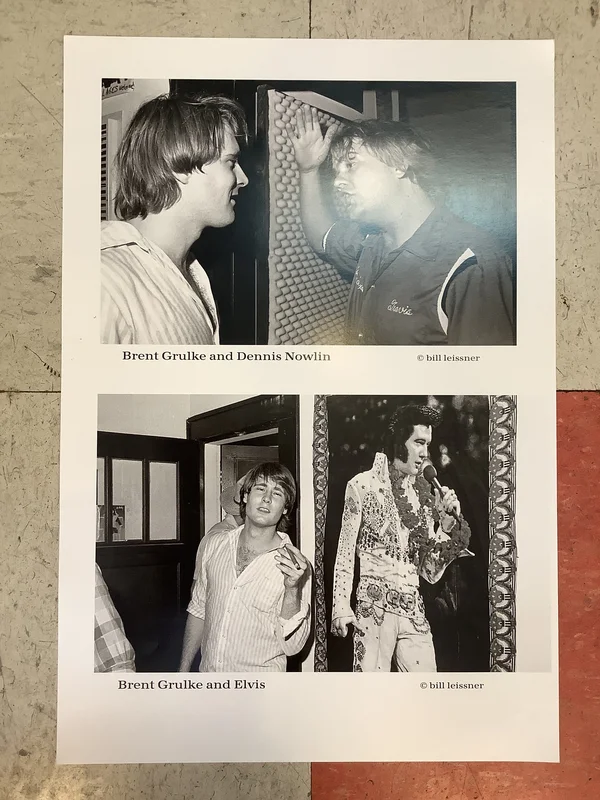 Bill Leissner Photo - Brent Grulke, Dennis Nowlin, and Elvis
