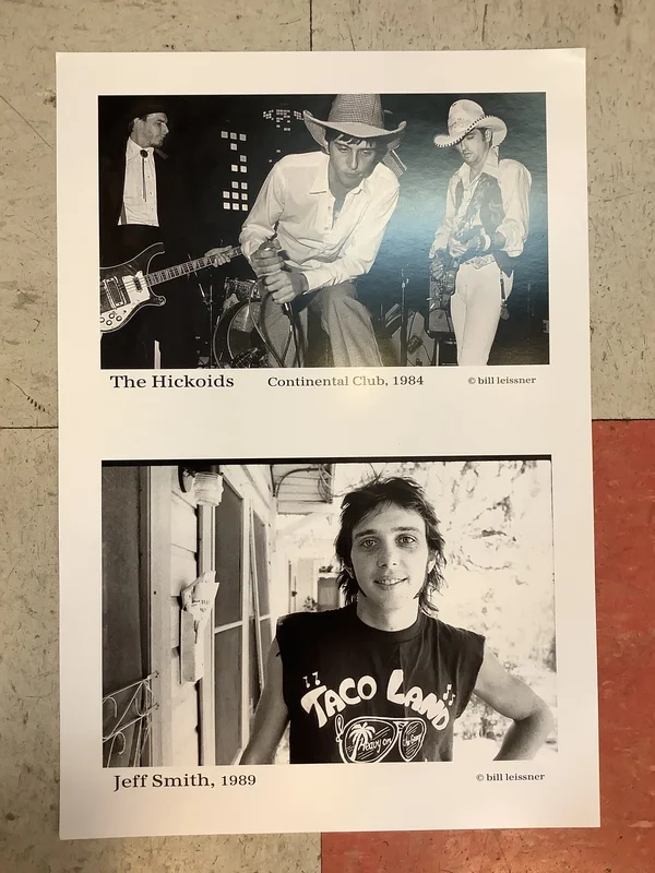 Bill Leissner Photo - Hickoids and Jeff Smith - 1984 & 1989
