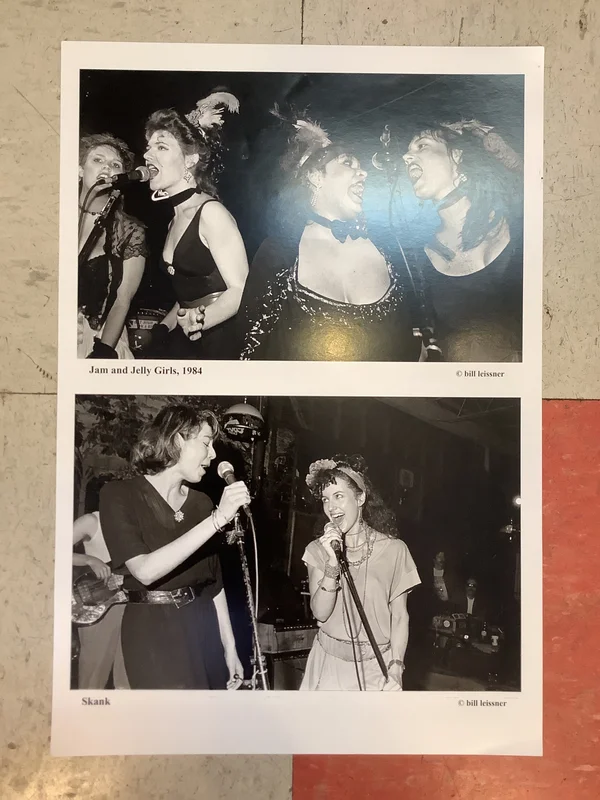 Bill Leissner Photo - Jam and Jelly Girls/Skank - 1984