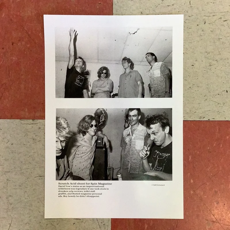 Bill Leissner Photo - Scratch Acid shoot for Spin Magazine