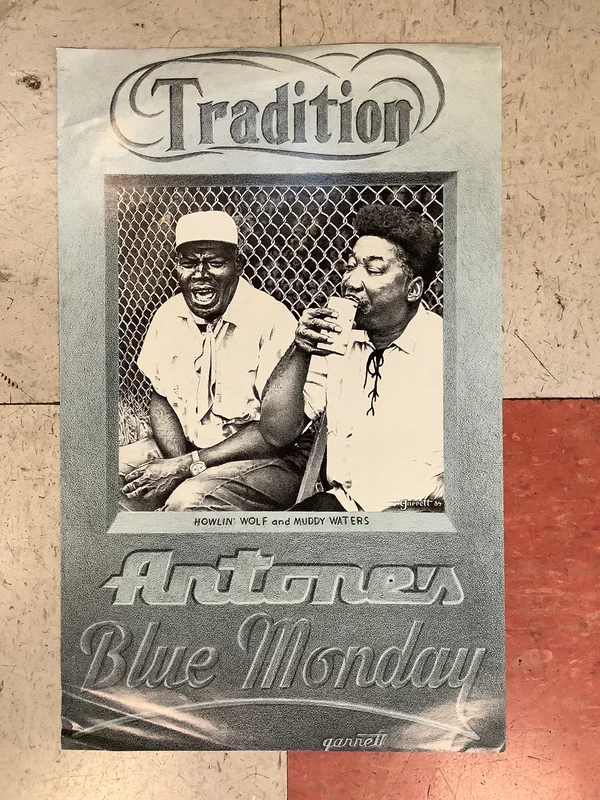 Blue Monday at Antone's Nightclub - 1987 (Poster)
