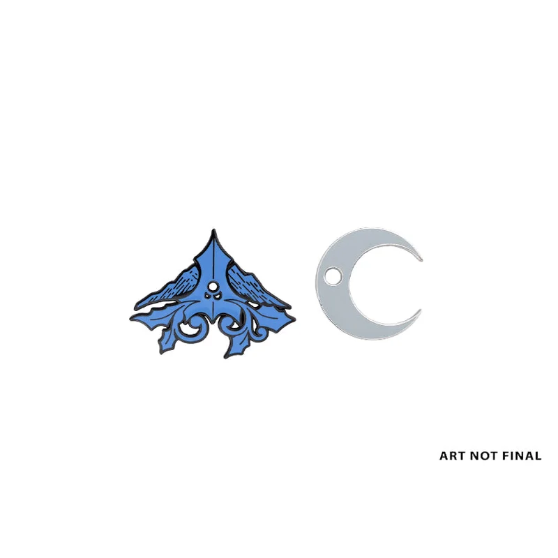 Blue Prince Mount Holly Crest & The Rogue Moon Pin Set