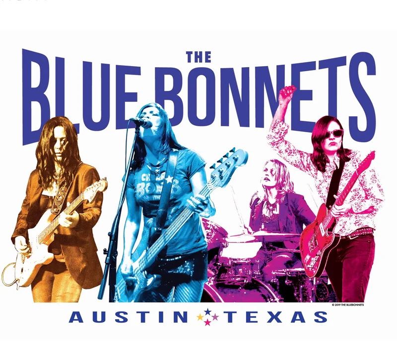 Bluebonnets Band T-Shirt White