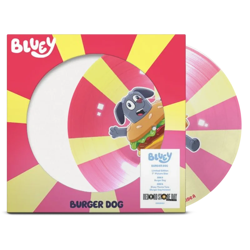 Bluey Burger Dog 7" - Vinyl Soundtrack | Record Store Day Exclusive