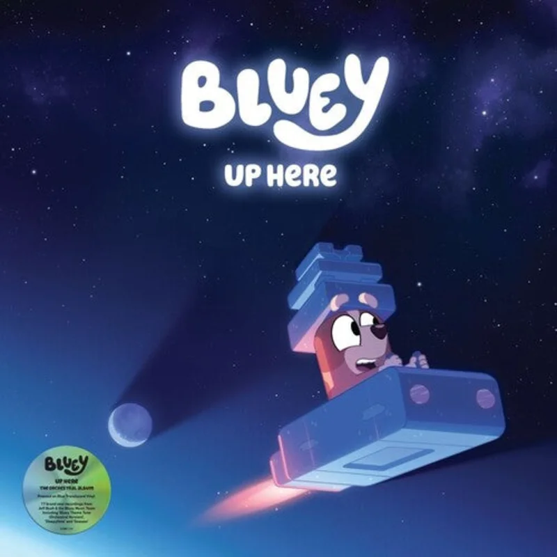 Bluey-Up Here (Blue Vinyl) (LP)