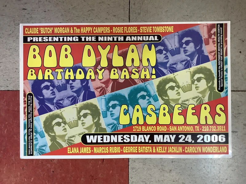 Bob Dylan Birthday Bash at Casbeers - 2006 (Poster)