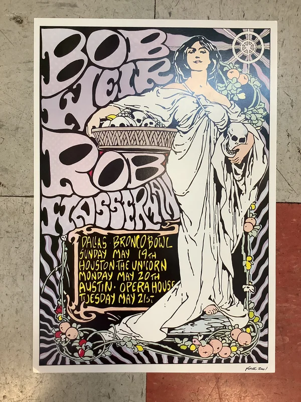Bob Weir & Rob Wasserman Texas Tour - 2001 (Poster)