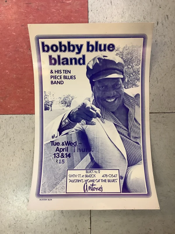 Bobby Blue Bland at Antone's - 1976 (Poster)