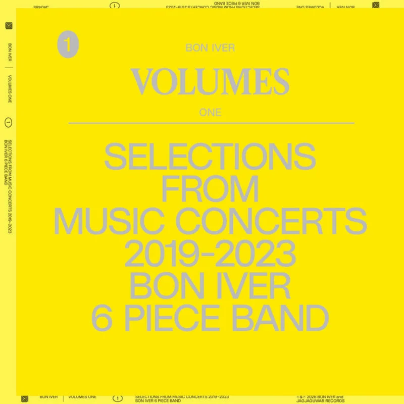 Bon Iver - VOLUMES: ONE "SELECTIONS FROM MUSIC CONCERTS 2019-2023 BON IVER 6 PIECE BAND LP