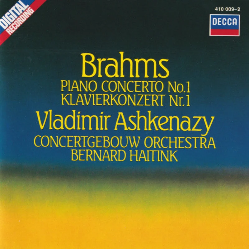 Brahms* / Vladimir Ashkenazy, Concertgebouw Orchestra*, Bernard Haitink - Piano Concerto No.1 (Klavierkonzert Nr.1) (CD)