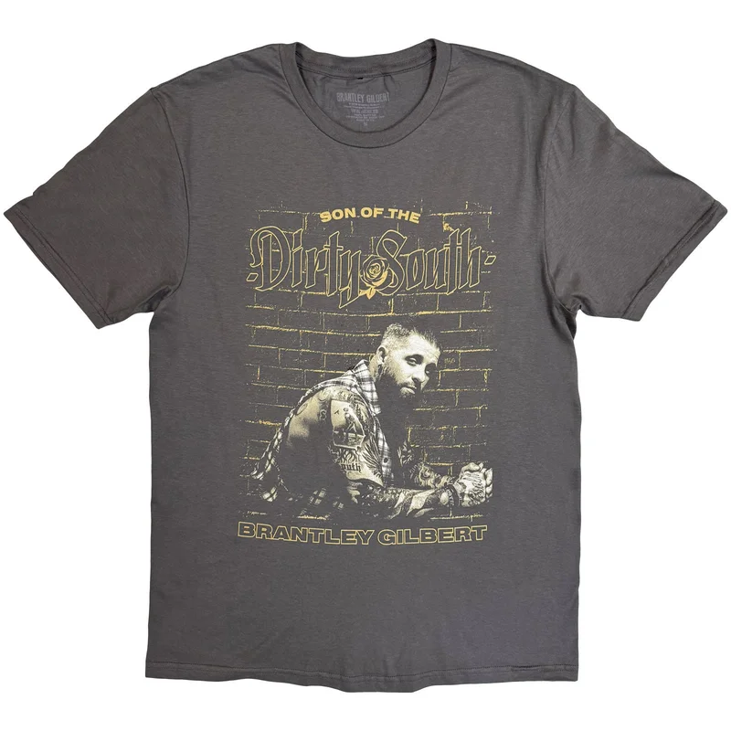 Brantley Gilbert Unisex T-Shirt: Dirty South Charcoal Grey