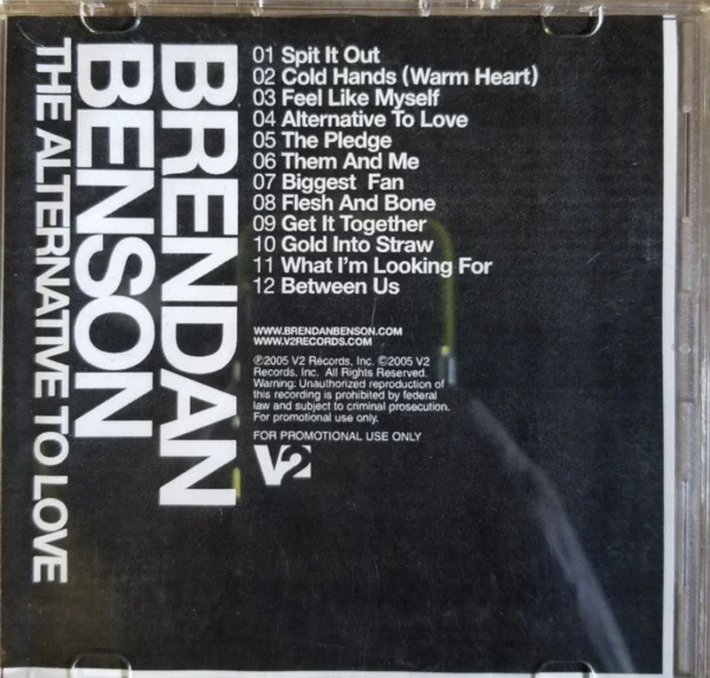 Brendan Benson - The Alternative To Love (CDr)