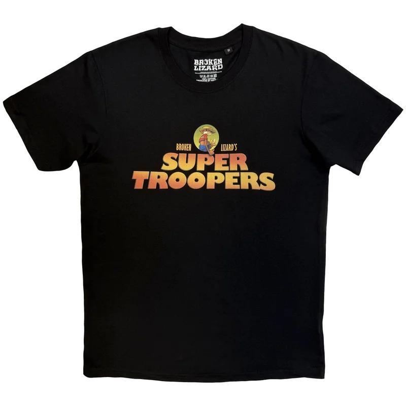 Broken Lizard Unisex T-Shirt: Super Troopers Black