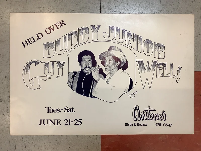 Buddy Guy and Junior Wells at Antone's Nightclub - 1977 (Poster)