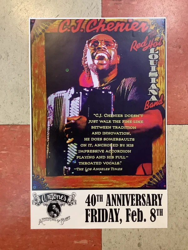C.J. Chenier at Antone's Nightclub - 2015 (Poster)