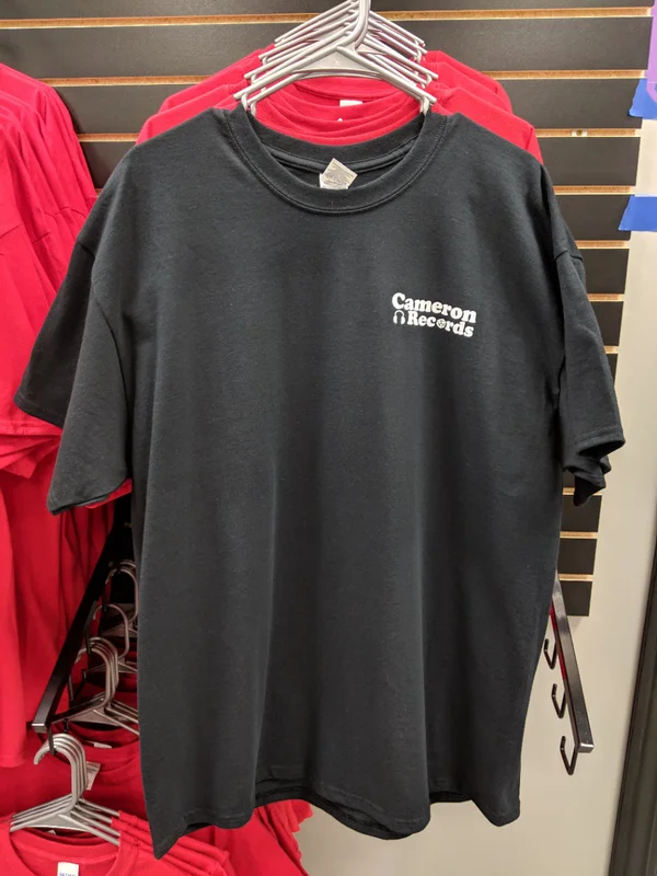 Cameron Records T-Shirts Black