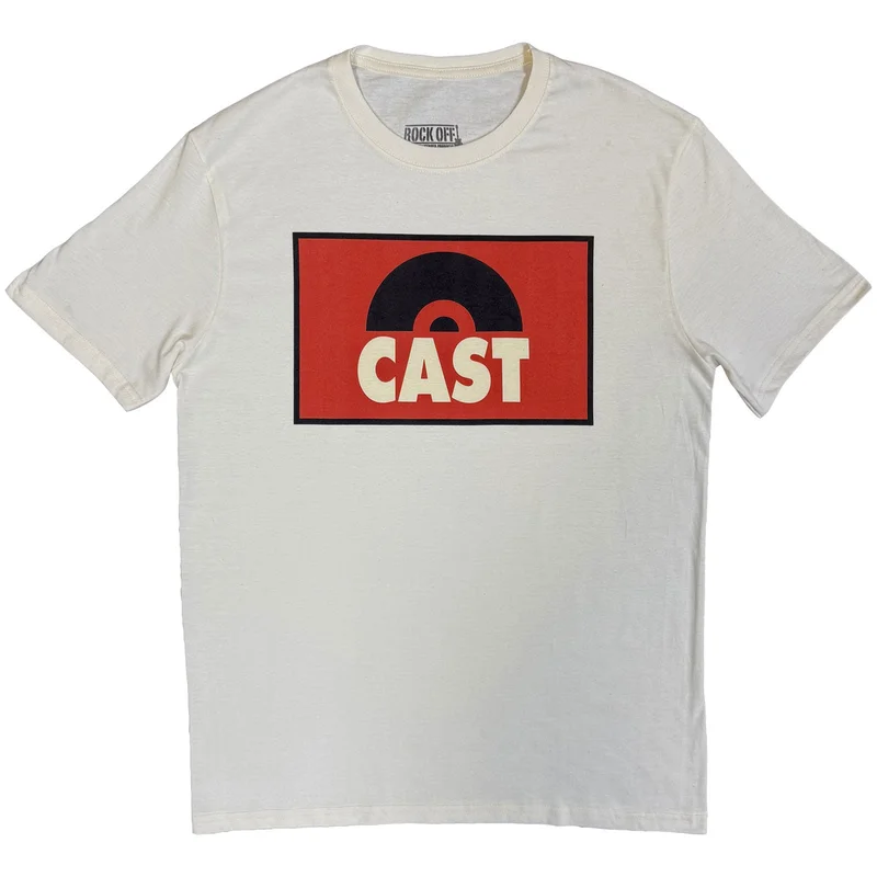 Cast Unisex T-Shirt: Square Logo Uni Natural