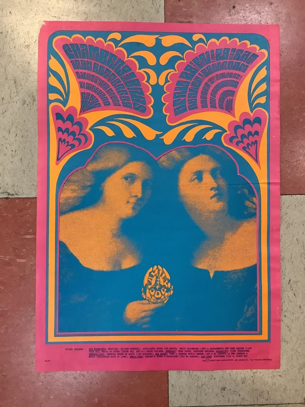 Chambers Brothers & Iron Butterfly at Avalon Ballroom - 1967 (Poster)